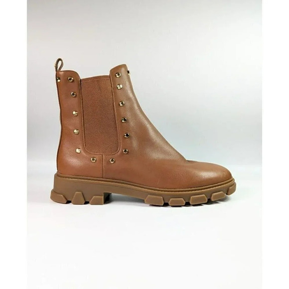 Michael Kors Women's Ridley Studded Lug-Sole Chelsea Booties Size 9.5 MSRP $225 - Picture 2 of 10